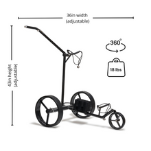 Green Eagle Golf - Aria Carbon Remote Electric Golf Caddy