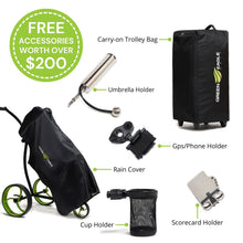 Green Eagle Golf - Terra Lithium Remote Electric Golf Caddy - Golf Caddy Pros