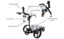 Super E Caddy Pro Remote Control Electric Push Cart