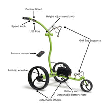 Green Eagle Golf - Terra Lithium Remote Electric Golf Caddy - Golf Caddy Pros