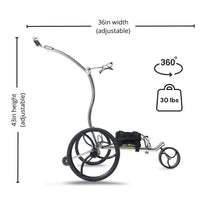 Green Eagle Golf - Terra Lithium Remote Electric Golf Caddy - Golf Caddy Pros